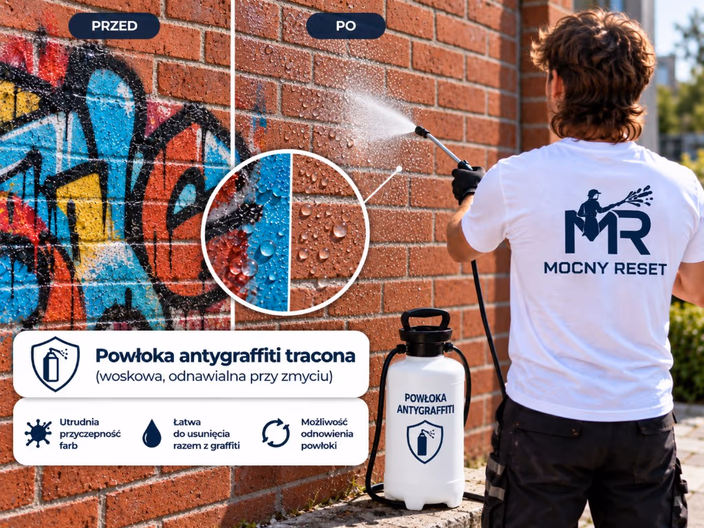 Powłoka antygraffiti tracona